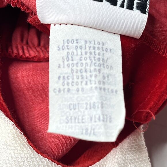 Vintage Jolene Jo Lene Red Velvet Collared Christmas Dress Size 18 Months - Picture 8 of 11